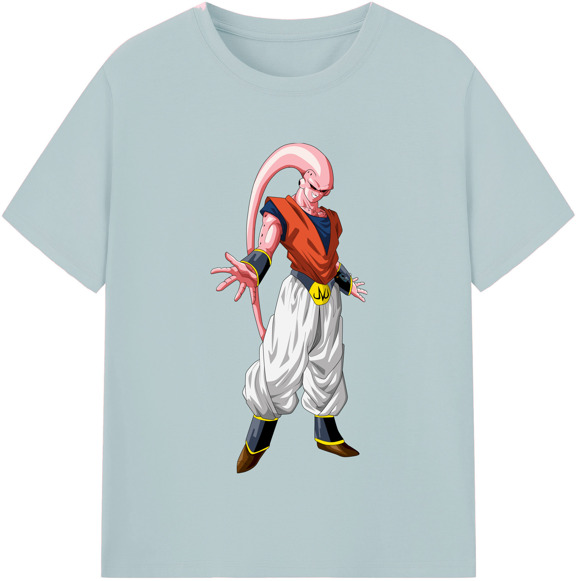 （画像用） ドラゴンボール 魔人ブウ DRAGON BALL Majin Buu 綿100％半袖Tシャツ（フロントプリント）